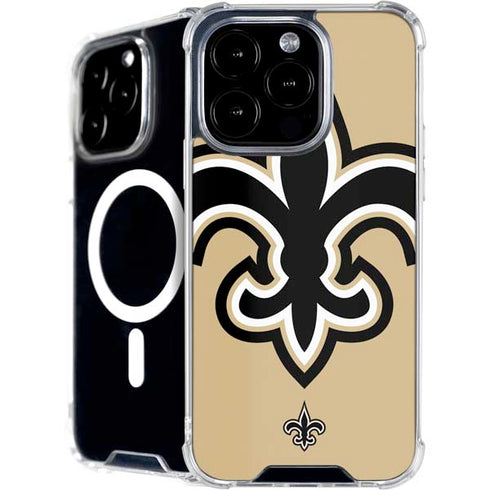 NFL New Orleans Saints Large Logo iPhone 16 Pro MagSafe Case